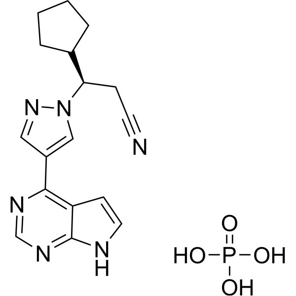 Ruxolitinib phosphate Chemical Structure