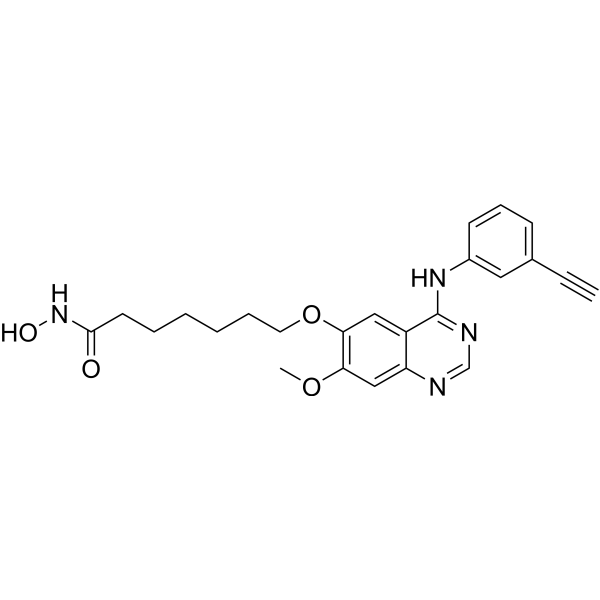 CUDC-101 Chemische Struktur