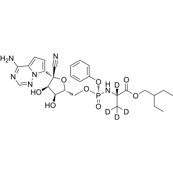 Remdesivir impurity 9-d<sub>4</sub> Chemical Structure