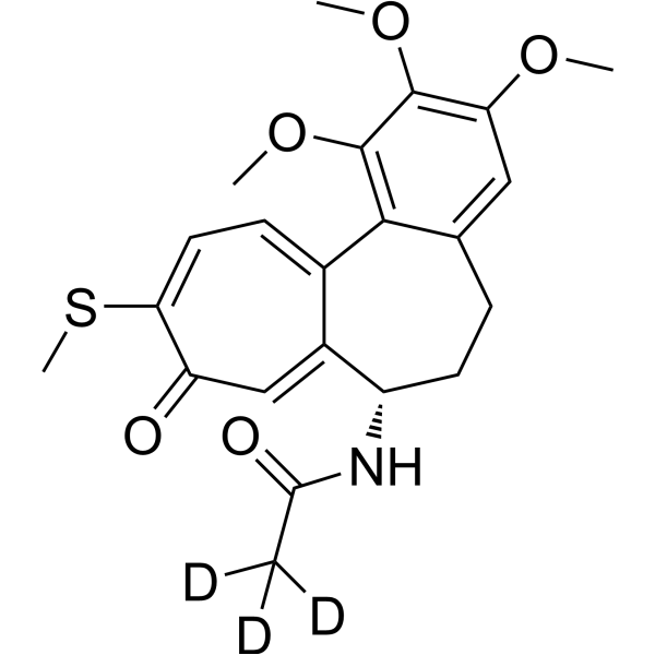 Thiocolchicine-d<sub>3</sub> Chemische Struktur