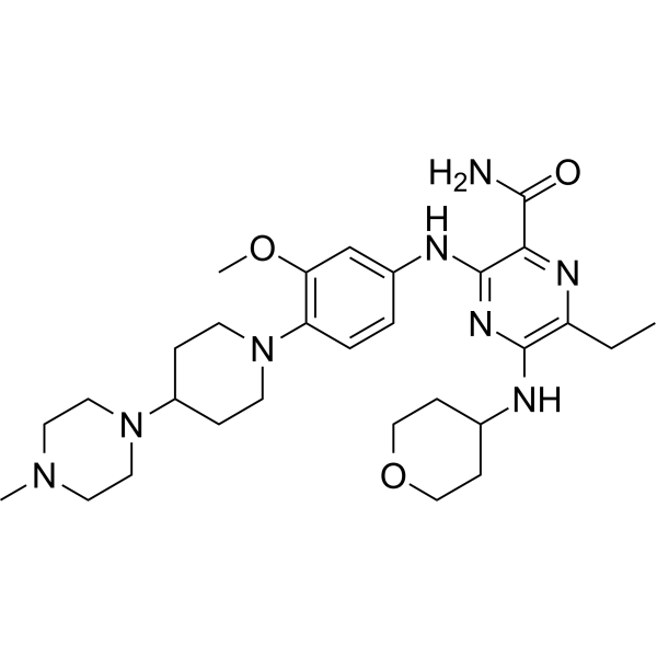 Gilteritinib Chemische Struktur