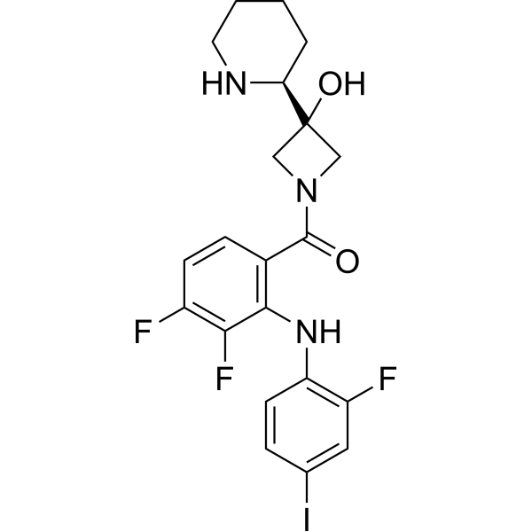 Cobimetinib Chemische Struktur