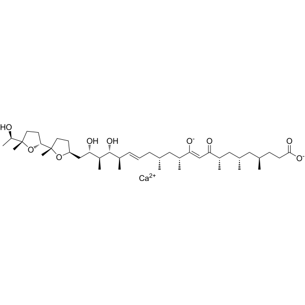 Ionomycin calcium Chemische Struktur