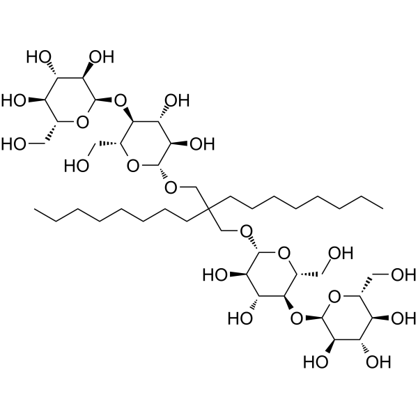 Decyl maltose neopentyl glycol Chemische Struktur
