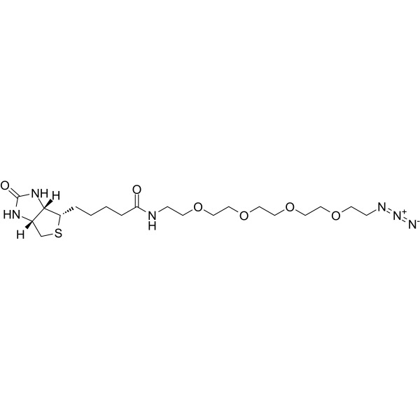 Biotin-PEG4-azide Chemische Struktur