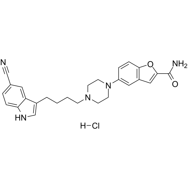 Vilazodone Hydrochloride Chemische Struktur