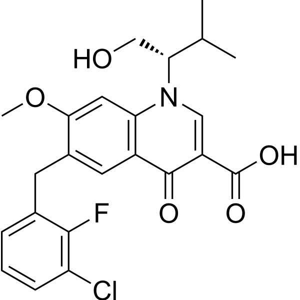 Elvitegravir Chemical Structure