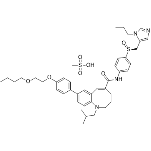 Cenicriviroc Mesylate Chemische Struktur