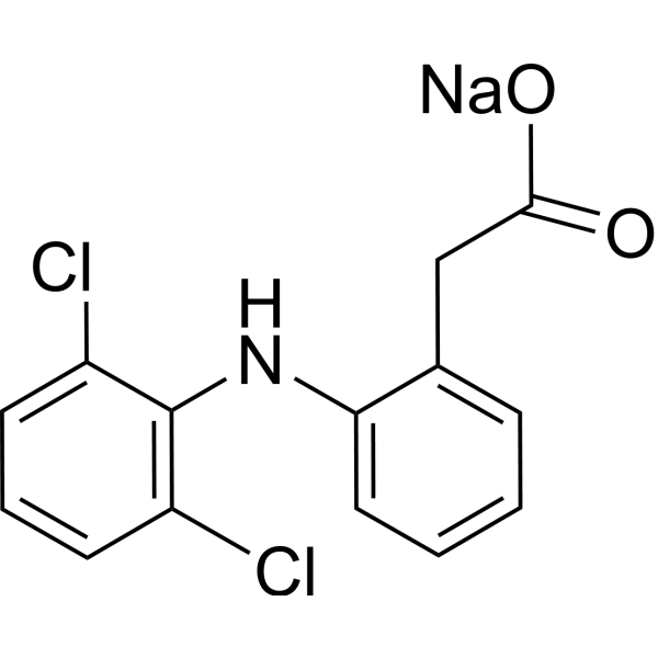 Diclofenac Sodium Chemische Struktur