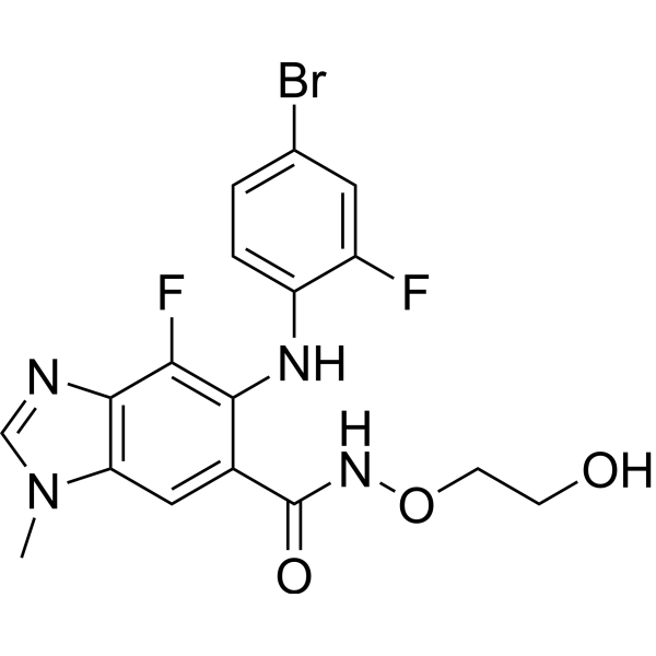 Binimetinib Chemische Struktur