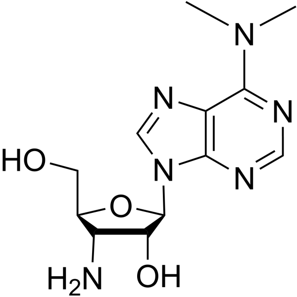 Puromycin aminonucleoside Chemische Struktur