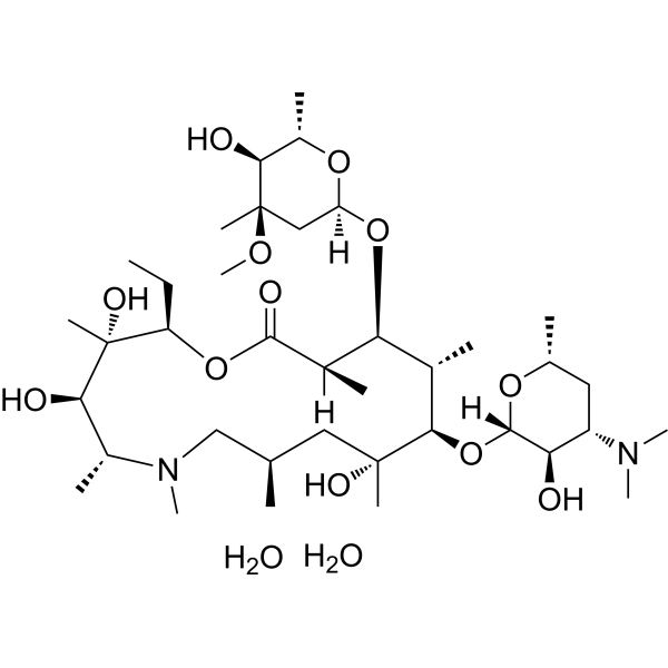 Azithromycin hydrate Chemische Struktur