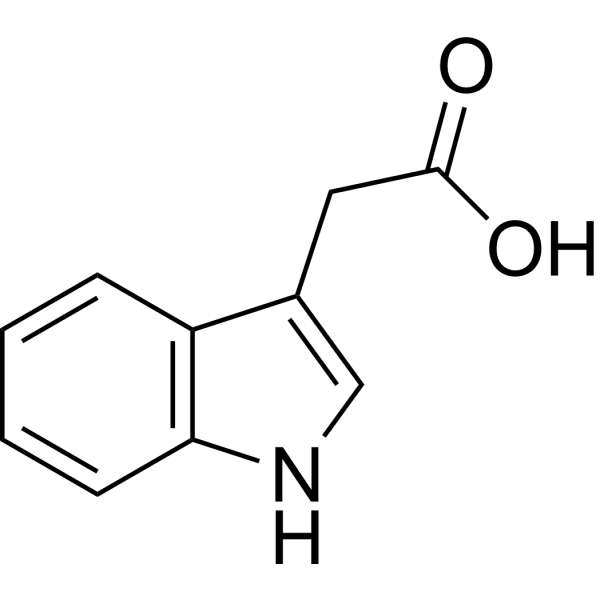 3-Indoleacetic acid Chemische Struktur