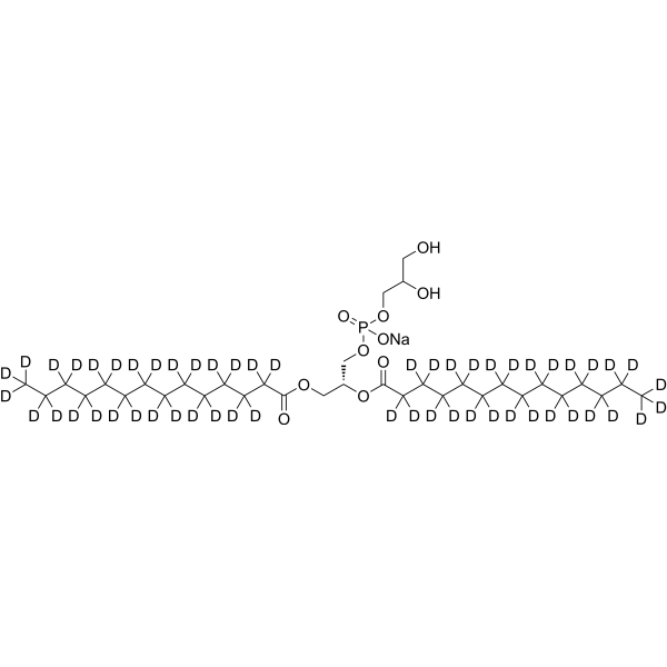 DMPG-d<sub>54</sub> sodium Chemische Struktur