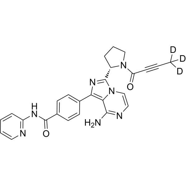 Acalabrutinib-d<sub>3</sub> Chemische Struktur