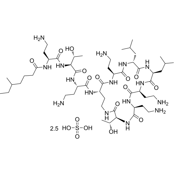 Colistin sulfate Chemical Structure