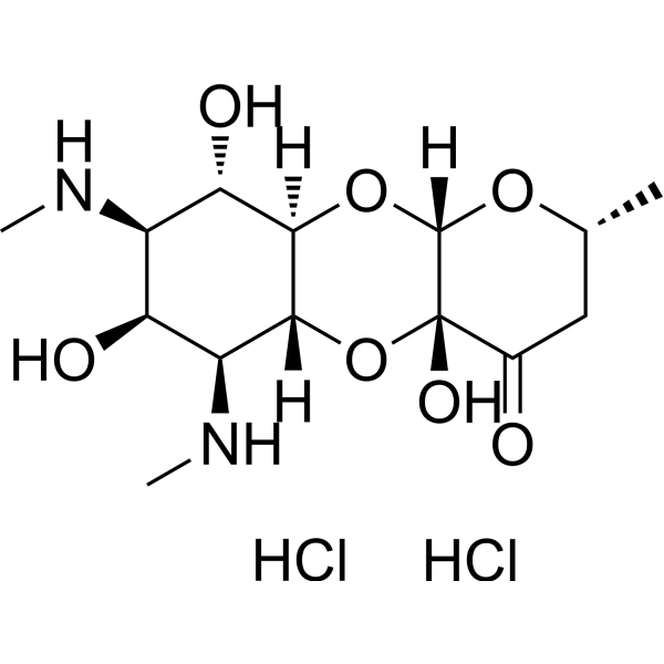 Spectinomycin dihydrochloride Chemische Struktur