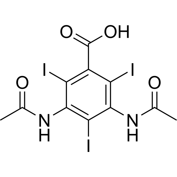 Diatrizoic acid Chemische Struktur