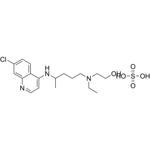 Hydroxychloroquine sulfate (Standard) Chemische Struktur